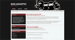 Desktop Screenshot of ninjapartio.com