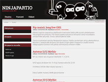 Tablet Screenshot of ninjapartio.com